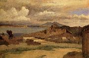 Corot Camille Ischa since the slopes of the mount Epomeo oil on canvas